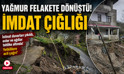 Yağmur Felakete Dönüştü! Düzköy’de Duvarlar Yıkıldı, Mahalle Alarmda