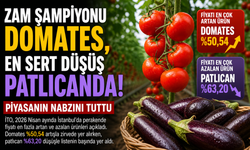 Zam Şampiyonu Domates, En Sert Düşüş Patlıcanda!