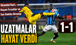 Trabzonspor Son Anda Yıkılmadı! Uzatmada Gelen Gol Hayat Verdi