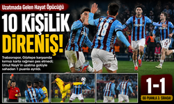 Trabzonspor, Göztepe karşısında kırmızı karta rağmen pes etmedi; Umut Nayir’in uzatma golüyle sahadan 1 puanla ayrıldı