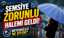 Şemsiye Zorunlu Oldu! Bölgeye yağmur geliyor