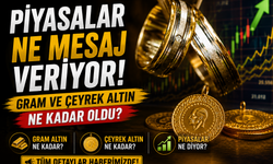 Piyasalar ne mesaj veriyor! Gram ve Çeyrek Altın Ne Kadar Oldu?