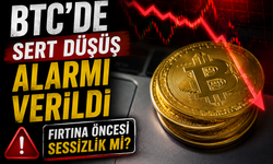 Fırtına öncesi sessizlik mi? BTC’de Sert Düşüş Alarmı Verildi