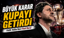 Trabzonspor’da Fatih Tekke Türkiye Kupası ile kariyerinde yeni sayfa açtı