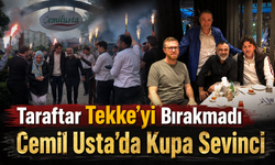 Trabzonspor’da Kupa Coşkusu İstanbul’a Taştı: Fatih Tekke’ye Meşaleli Karşılama