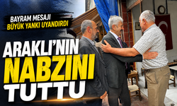 Araklı’da Bayram Coşkusu: Başkan Hüseyin Avni Coşkun Çebi Esnaf ve Vatandaşlarla Buluştu