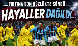 Trabzonspor, şampiyonluk umutlarını tüketirken, ligde ikincilik hedefini de zora soktu