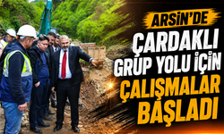 Arsin’de Yol Seferberliği Başladı! Çardaklı Grup Yolu Baştan Sona Yenileniyor