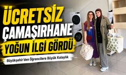 Büyükşehir’in Ücretsiz Çamaşırhanesi Öğrencilerden Tam Not Aldı