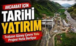 Trabzon Güney Çevre Yolu Projesi Hızla İlerliyor: Trafik Rahatlayacak