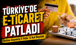 Türkiye’de E-Ticaret Patladı: Online Alışveriş 5 Yılda 12 Kat Büyüdü