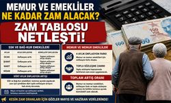 Milyonlarca memur ve emekliyi ilgilendiren zam oranları belli oldu