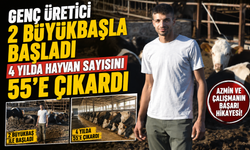 Bursa’da Genç Üretici 2 Hayvanla Başladı, 55’e Ulaştı