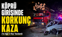 Gümüşhane’de Köprü Girişinde Feci Kaza: 3 Yaralı