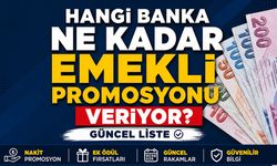 Hangi Banka Ne Kadar Emekli Promosyonu Veriyor? Güncel Liste