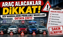 Ucuz Ama Riskli: En Kronik Arızalı Otomobiller Açıklandı