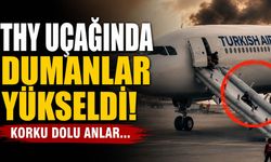 THY Uçağında Dumanlar Yükseldi! Korku Dolu Anlar...