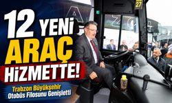 Trabzon Büyükşehir Otobüs Filosunu Genişletti: 12 Yeni Araç Hizmete Girdi