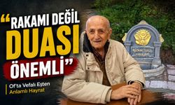 Of’ta Vefalı Eşten Anlamlı Hayrat: Merhum Eşi İçin Çeşme ve Su Deposu Yaptırdı
