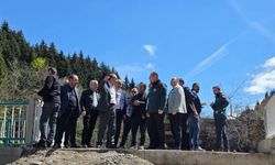 Başkan Selim Çelenk Bölge Müdürleriyle Düzköy’de Sahaya İndi