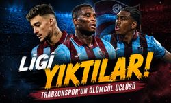 Trabzonspor’un Süper Üçlüsü Tarihe Geçti! 13 Takımı Geride Bıraktılar