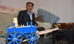 Kelkitli Çiftçi Himmet Yıldırım Eski Tarım Aletlerini Minyatürlerle Yaşatıyor