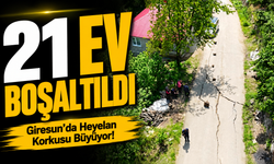 Giresun’da Heyelan Korkusu Büyüyor! Bulancak’ta 21 Ev Daha Boşaltıldı
