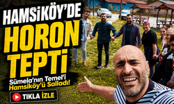 Sümela’nın Temel’i Hamsiköy’ü Salladı: Alper Kul Çimende Horon Teperek Alkış Aldı