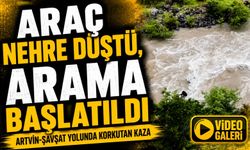 Artvin-Şavşat Yolunda Korkutan Kaza: Araç Nehre Düştü, Arama Başlatıldı