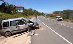 Ordu'da iki araç ve motosikletin karıştığı kazada 7 kişi yaralandı
