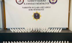 Samsun'da 11 bin 650 yasaklı madde hap ele geçirildi