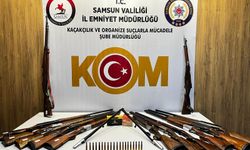 Samsun'da kaçak silah operasyonunda 2 şüpheli hakkında işlem başlatıldı