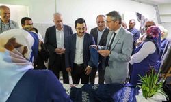 Bölgemizde kursiyerlerin el emeği ürünleri sergilendi