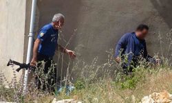 Pompalı tüfekle yaraladığı kişinin ardından polisle birlikte boş kartuş aradı