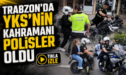 Trabzon’da YKS Sabahı Zamanla Yarış: Adayların Yardımına Polis Ekipleri Koştu