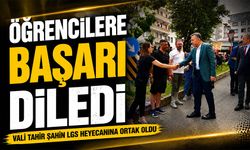 Vali Tahir Şahin LGS Heyecanına Ortak Oldu: Öğrencilere Başarı Mesajı Verdi
