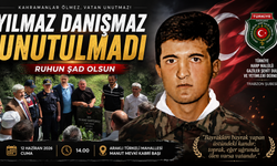 Şehit Jandarma Er Yılmaz Danışmaz Araklı’da Dualarla Anıldı