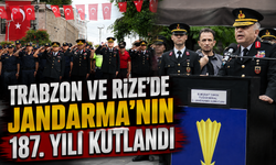 Trabzon ve Rize’de Jandarma’nın 187. Yılı Kutlandı