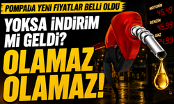Motorine İndirim Geldi: Pompada Yeni Fiyatlar Belli Oldu