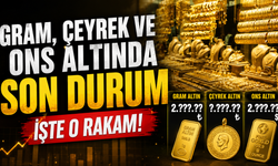 Altında Son Kavis, Yatırımcının Gözü Kulağı Bu Rakamlarda Gram, Çeyrek ve Ons Altın Ne Kadar Oldu?