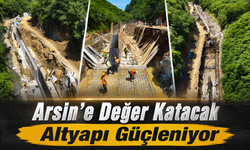 Arsin’in Geleceğini Etkileyecek Çardaklı Karayolu Çalışması Sürüyor
