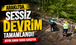Araklı'da 1.600 Metrelik Dev Altyapı Hamlesi Tamamlandı: Çevre İçin Kritik Adım