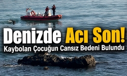 Bölgemizde Denizde Kaybolan Çocuğun Cansız Bedeni Bulundu