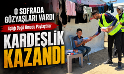 Gazze’de O Anlar Yürekleri Dağladı: Bir Lokma Et Büyük Mutluluk Getirdi