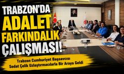 Trabzon’da Adalet Hizmetlerinde Farkındalık Çalışması! Sedat Çelik Uzlaştırmacılarla Bir Araya Geldi