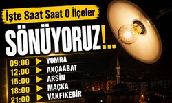 Trabzon'un Işıkları Sönüyor: İşte Saat Saat O İlçeler