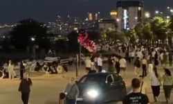 Sahildeki yürüyüş yoluna aracıyla giren sürücünün ehliyetine el konuldu