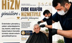 Akçaabat Belediyesi'nden Yaşlı ve Engelli Vatandaşlara Evde Kuaför Desteği