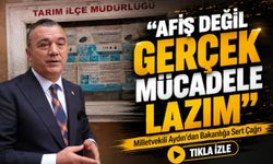 Milletvekili Aydın’dan Bakanlığa Sert Çağrı; “Afiş Değil Gerçek Mücadele Lazım”