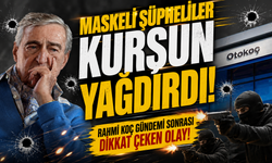 Rahmi Koç Gündemi Sonrası Dikkat Çeken Olay: Maskeli Şüpheliler Kurşun Yağdırdı!